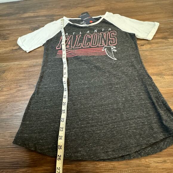 Fanatics Falcons NFL size small women’s Pro line Raglan NWT RISE UP - Picture 5 of 8